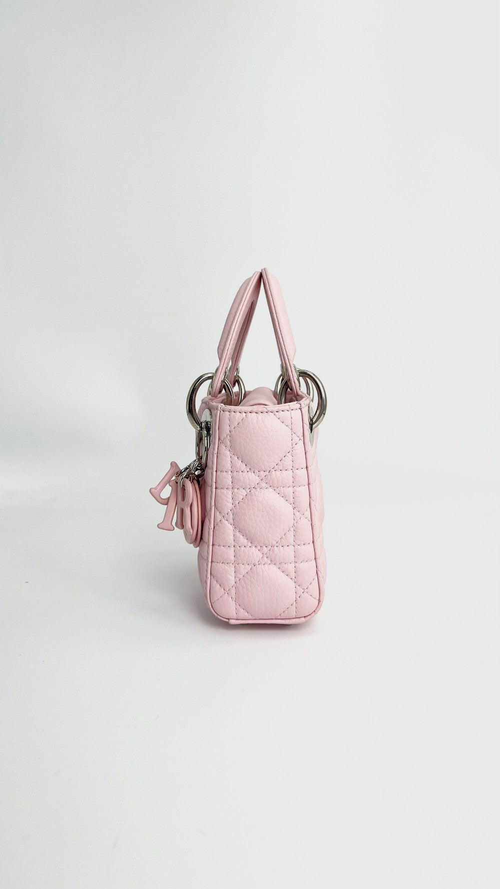 Brand New. Lady Dior Mini Pale Pink. 15-MA-0211|4400