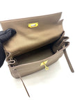 Like New. Hermes Kelly 28 Etoupe Togo GHW. UMU121SC|17317