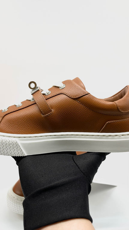 Brand New. Hermes Day Sneakers Gold. 38.5|5819