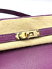 Brand New. Hermes Kelly Elan Anemone Evercolor GHW. WGN634AO|8836