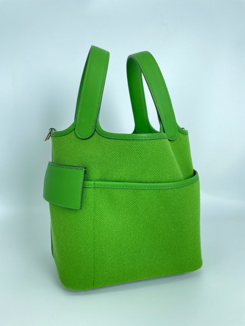 Brand New. Hermes Picotin 18 Cargo Vert Yucca. BMI007IA|3670