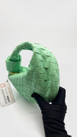 Brand New. Bottega Mini Jodie Mint Green GHW. B09682129T|15854