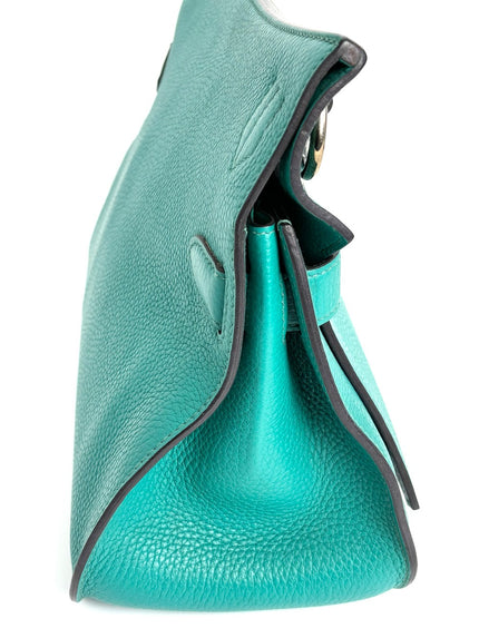 Preowned. Hermes Jypsiere 31 Blue Paon. XPY005CX|3901