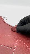 Brand New. Hermes Evelyne TPM Rouge H Clemence PHW. WTS007AU|5321