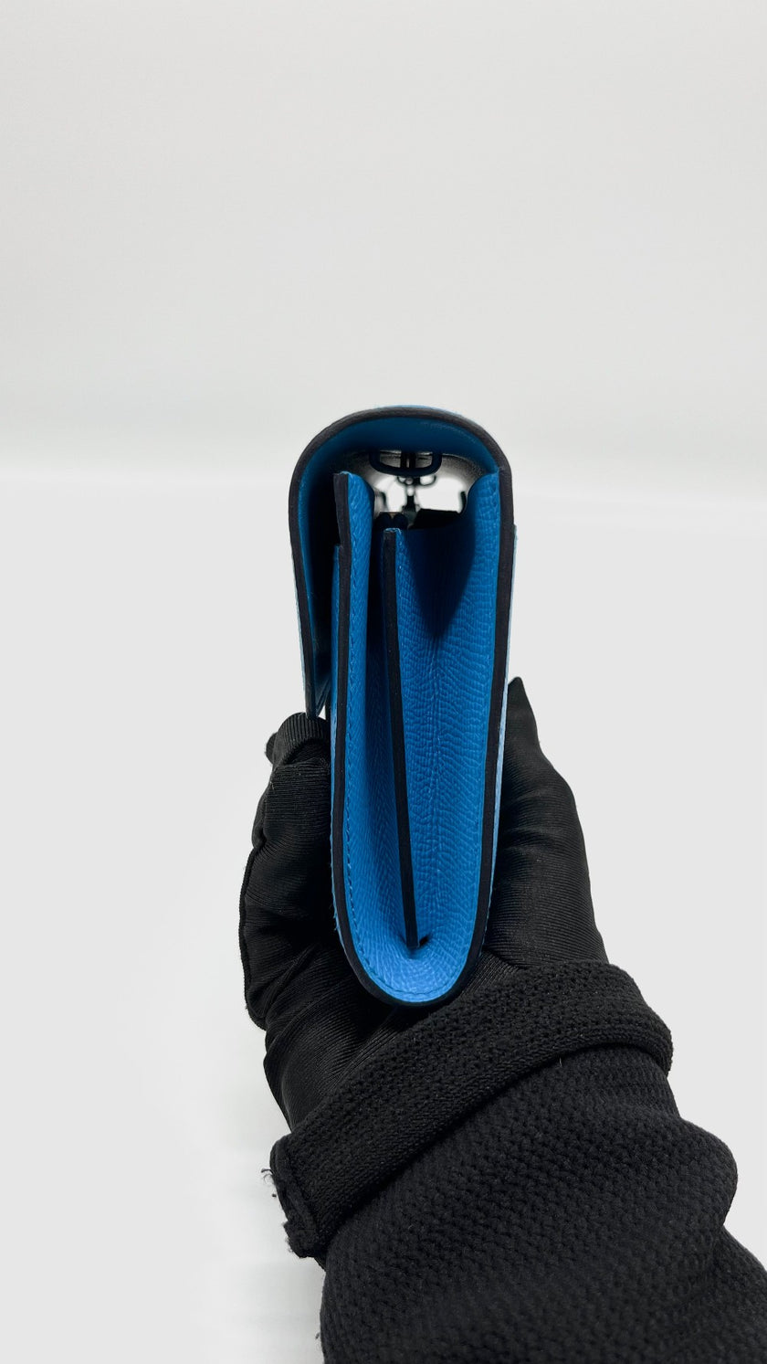 Brand New. Hermes Constance To Go Exotic HW Blue Zanzibar. UAI005IT|5517