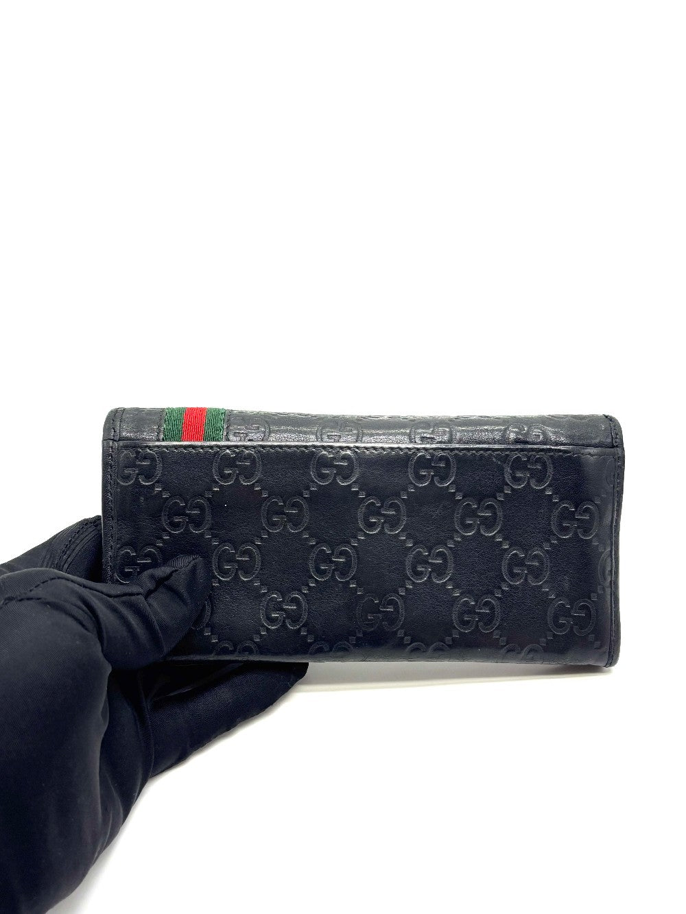 Preowned. Gucci Guccissima Long Wallet Leather|16975