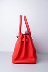 Hermes Birkin 30 Rouge Pivione