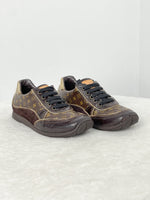 Louis Vuitton Monogram Canvas and Suede Low Top Sneakers 29