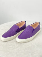 Gucci Guccissima Slip On Sneakers Violet 36