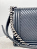 Chanel Leboy New Medium Chevron Black