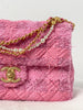 Chanel Mini Square Flap Tweed Pink