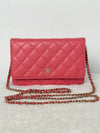 Chanel Wallet on Chain Caviar Pink