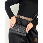 Chanel Classic Wallet on Chain Caviar in Black