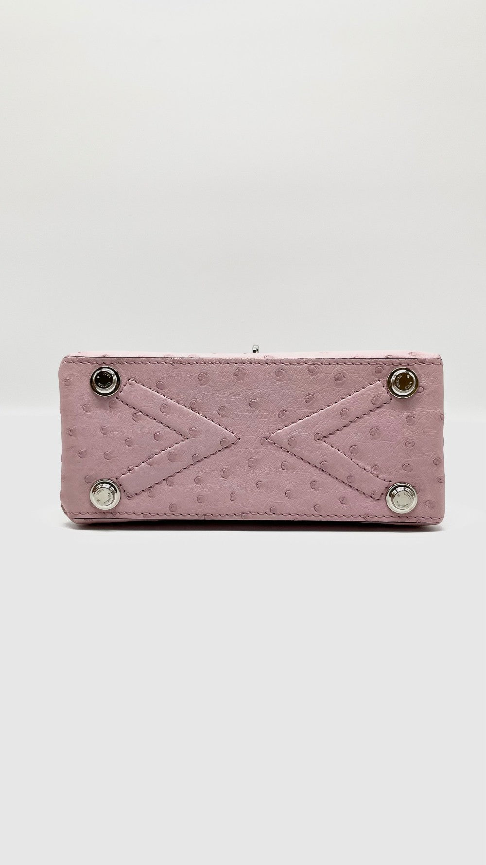 Brand New. LV Rose De Vents Mini Pink Ostrich|7931