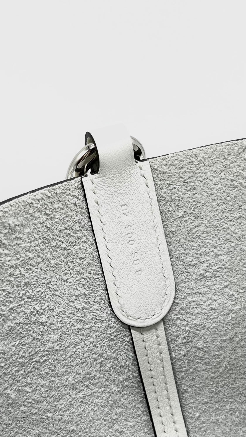 Brand New. Hermes In The Loop 18 New White Togo PHW. BBS005ZB|5170