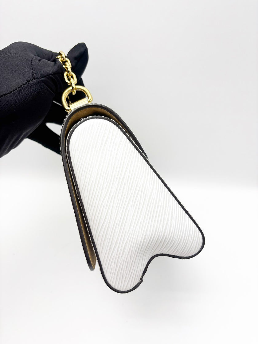 Preowned. LV Twist White PM Epi GHW. AR2200|17956