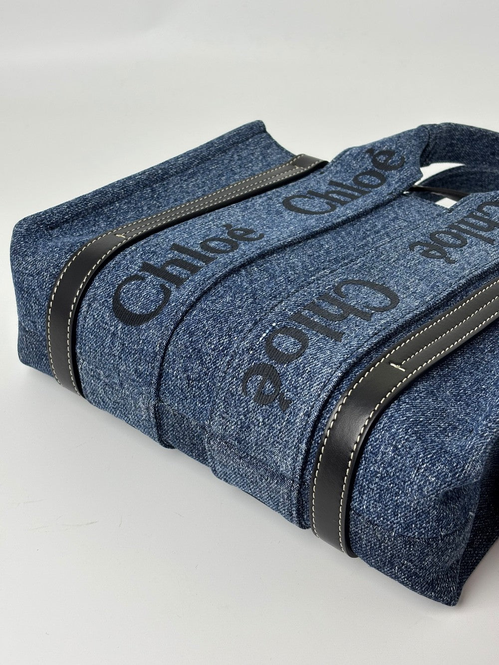 [SALE] Like New. Chloe Woody Small Denim Blue|6055