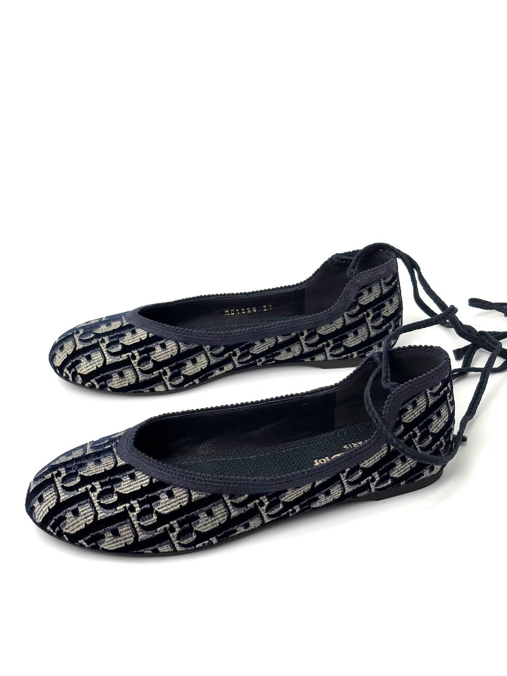 Brand New. Dior Ballet Flats Blue. 37|7424