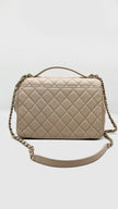 Preowned. Chanel Affinity Flap Bag Beige Caviar Large GHW. 25970507|5498