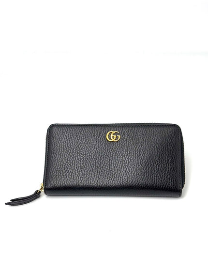 Brand New. Gucci Zip Long Wallet Black|6997