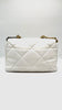 Preowned. Chanel C19 Medium White Lambskin GHW. K748P2AE|5197
