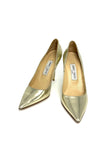 Brand New. Jimmy Choo Heel Gold. 37|8689
