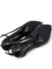 Unused. LV Slingback Kitten Heels Black. 36.5|8959