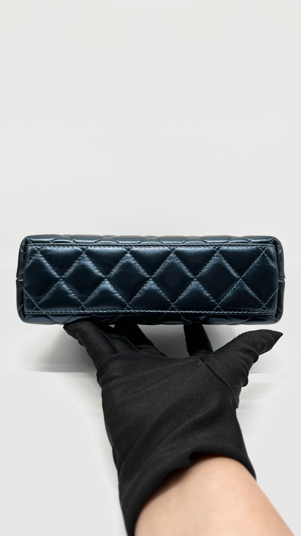 Brand New. Chanel Mini Kelly Blue Marine Lambskin GHW. ENN65939|11655