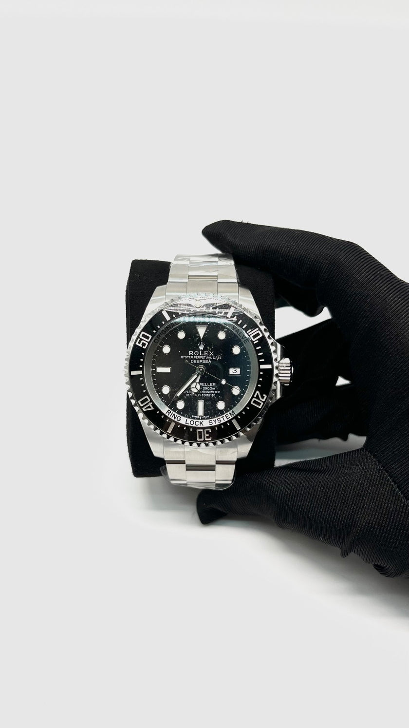 Brand New. Rolex Deepsea Sea Dweller Black Dial All Steel|14822