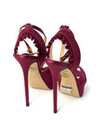 Brand New. Charlotte Olympia Heel Maroon. 39|8576