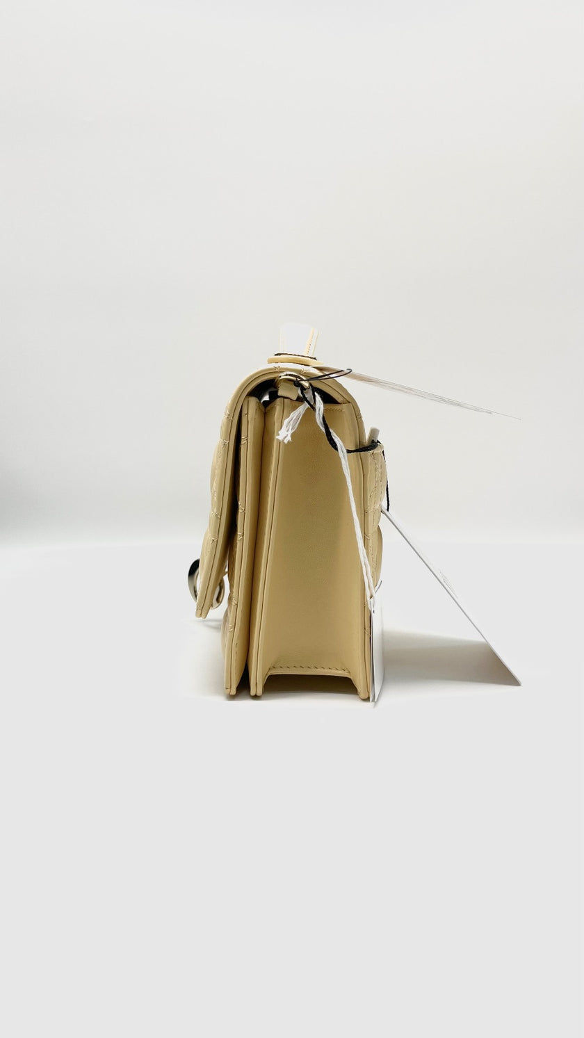 Brand New. Dior Top Handle Flap Yellow. 05RU0273|10175