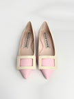 Brand New. Roger Vivier Gommettine Ballet Flats Pink. 36|12784