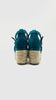 Preowned. Hermes Elda Espadrille Wedge Sandals Vert Oxford. 36|6917
