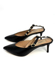 Preowned. Valentino Hype Ankle Strap Black. 36|8438