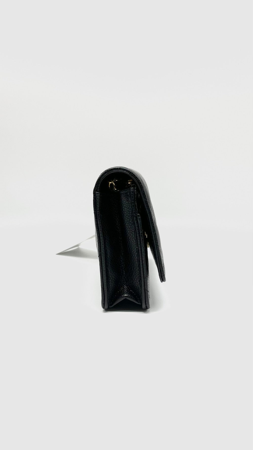 Unused. Chanel WOC Black Caviar GHW. NL82445J5|9892