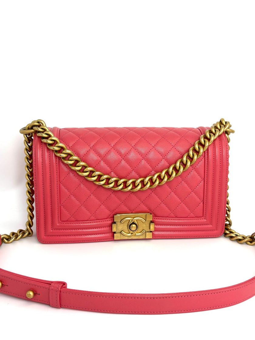 Preowned. Chanel Leboy Old Medium Pink. 25762971|4314