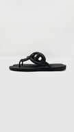 Brand New. Hermes Egerie Sandals Black. 36|11574