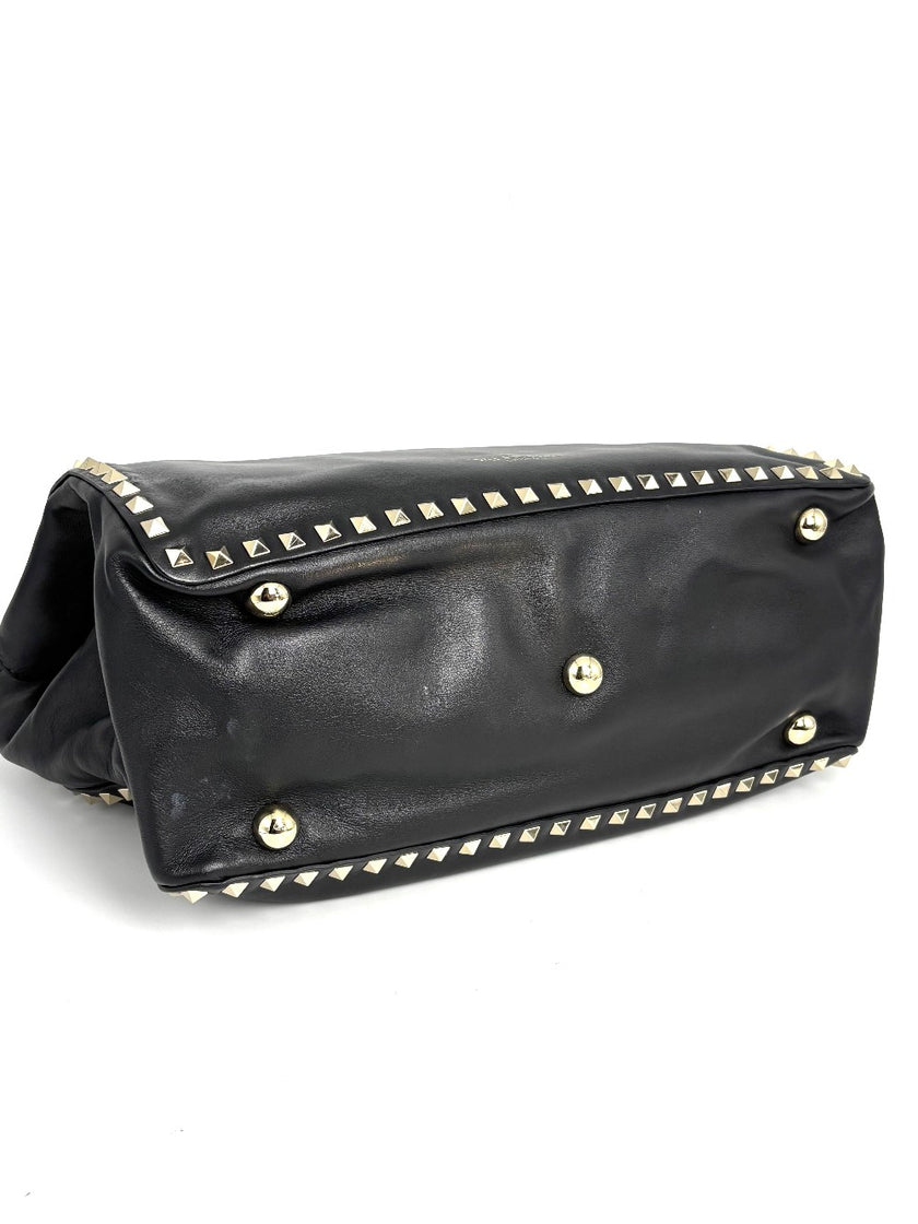 Preowned. Valentino Two Way Black GHW|12348