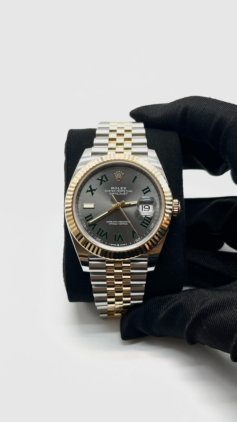 Like New. Rolex Datejust Wimbledon YG/Steel Jubilee Bracelet 41MM 2025|16363