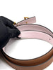 Brand New. Hermes Gamma Belt RGHW Buckle. 75cm|8847