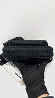 Brand New. Karl Lagerfeld Paris Voyage Knit Belt Black Bag|12014