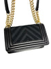 Preowned. Chanel Leboy Small Chevron Canvass. 23557010|11809
