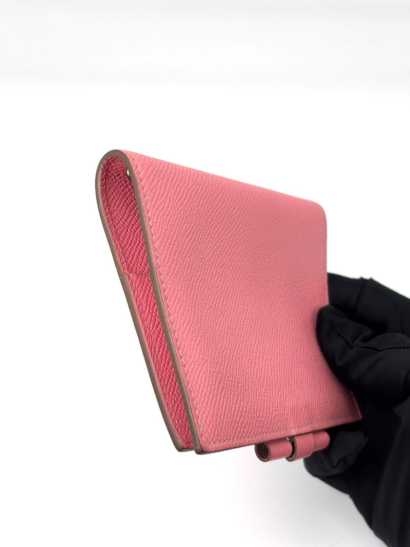 Preowned. Hermes Passport Holder Azalee|7081