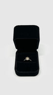 Preowned. Round Brilliant Diamond Ring 18K white gold VS-SI Clarity L Color 1.63 CT. Size 6|9391