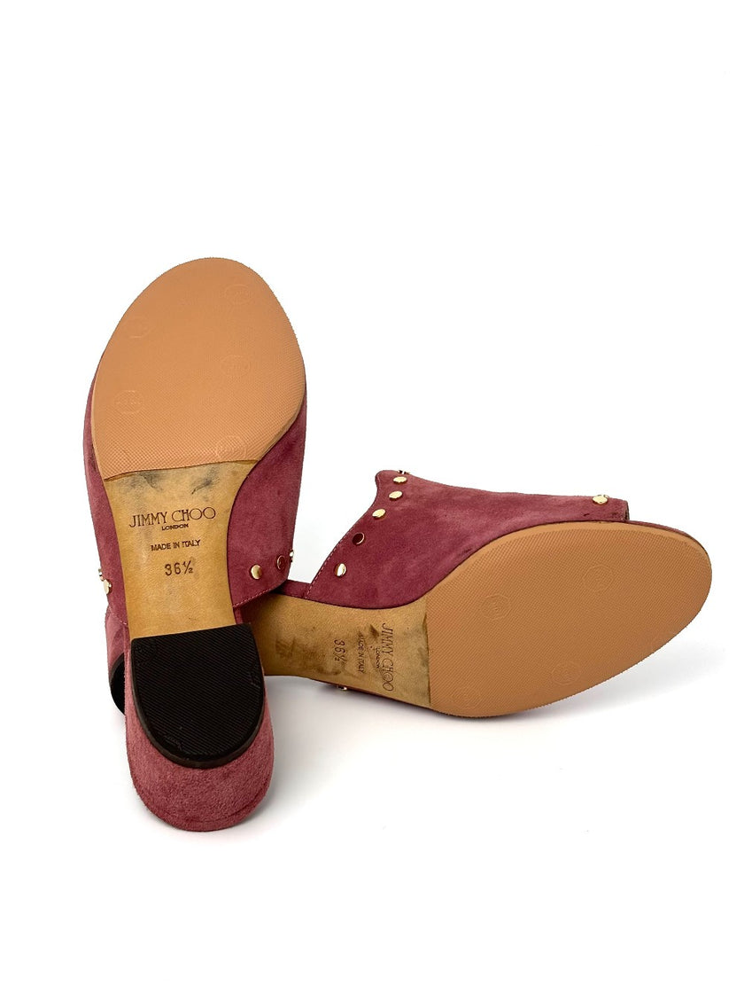 Preowned. Jimmy Choo Sandals Rose Gold. 36.5|9015