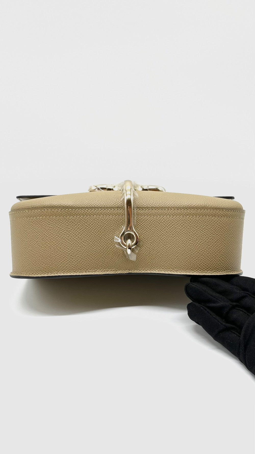 Brand New. Hermes Della Cavalleria Elan Epsom Cardamome Permabrass HW. KPY652KH|5132