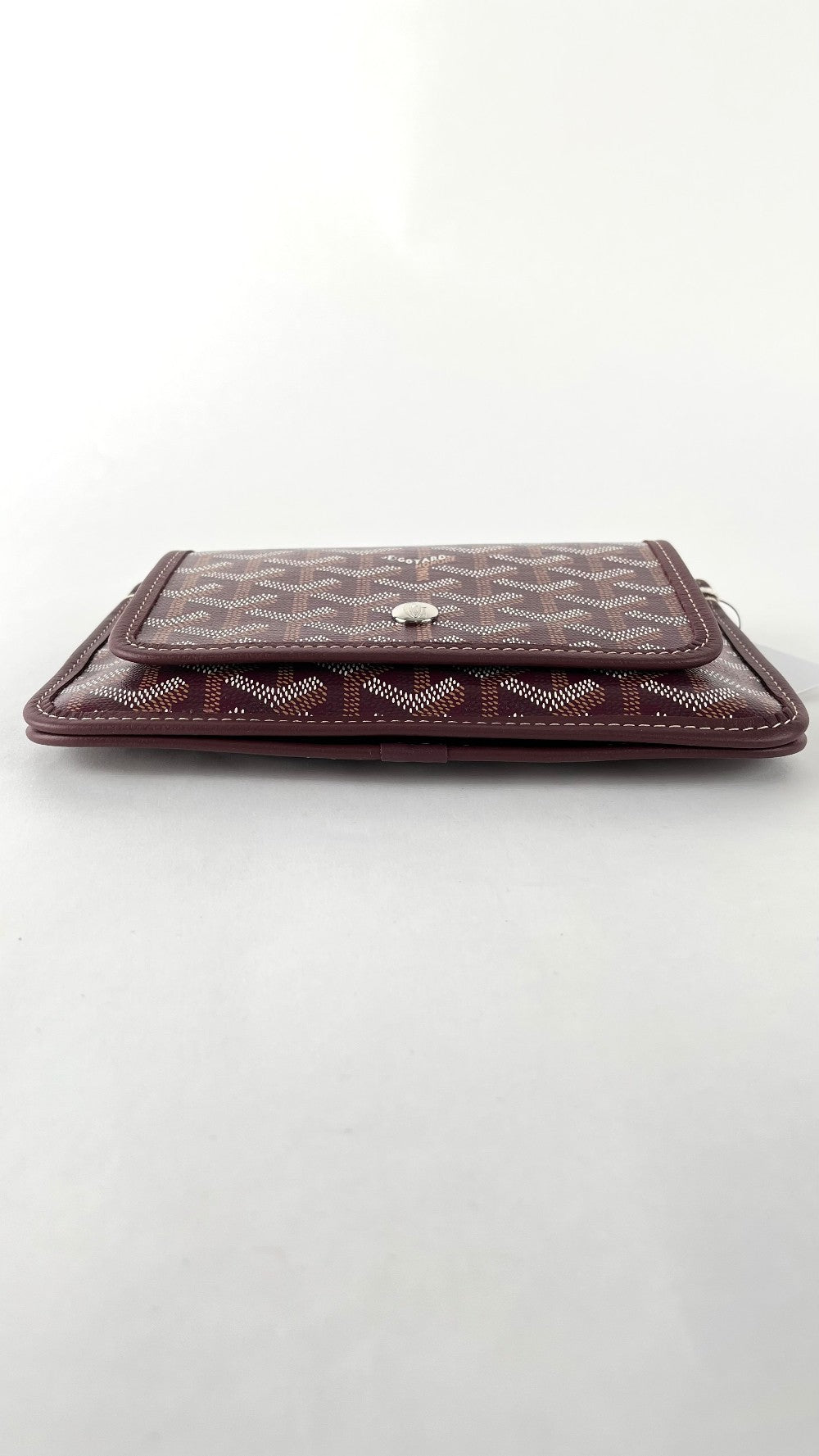 Brand New. Goyard Plumet Pocket Wallet Burgundy. ADM020262|4892