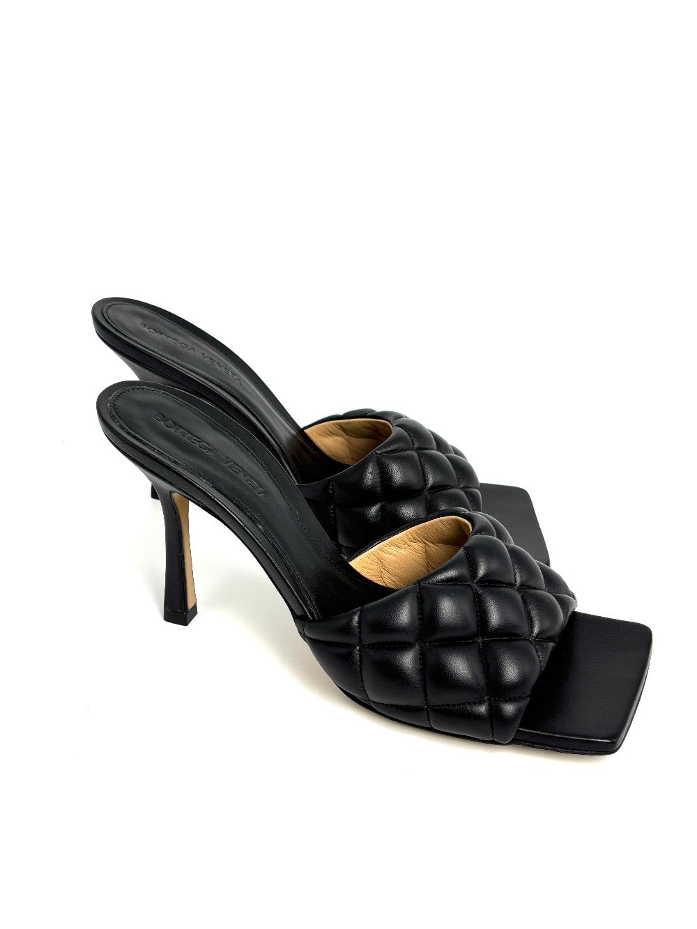 Brand New. Bottega Low Heel Black. 39|8319