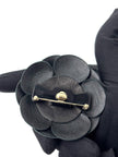 Brand New. Chanel Brooch Flower Black|6720