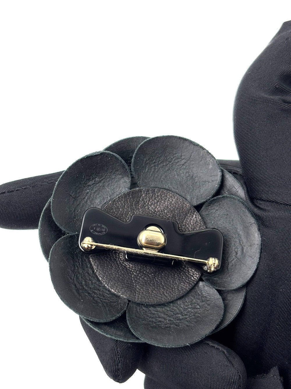 Brand New. Chanel Brooch Flower Black|6720